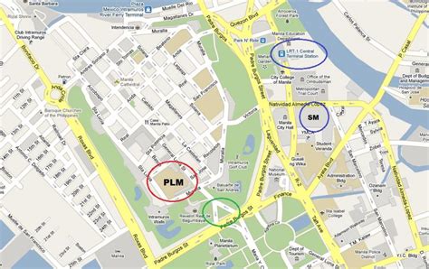 Detailed Satellite Map of Manila City Hall .